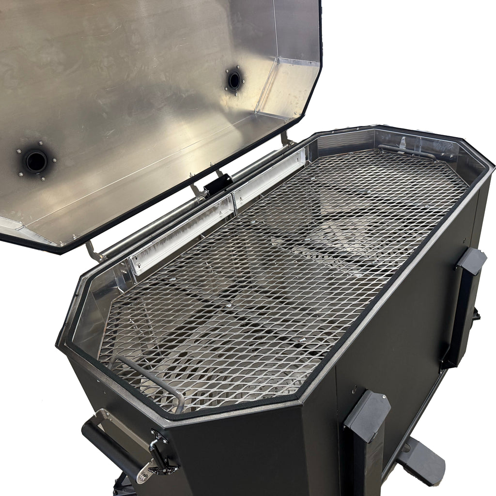 Expanded metal hog grate for BFR